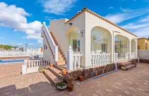 Ref:200-3805-Three Bedroom Detcahed Villa In Los Balcones, Torrevieja.-Alicante-Spain-Villa-Resale